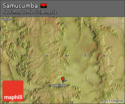 Satellite Map of Samucumba