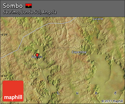 Satellite Map of Sombo