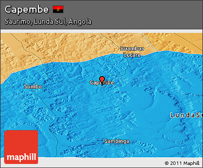 Political Panoramic Map of Capembe