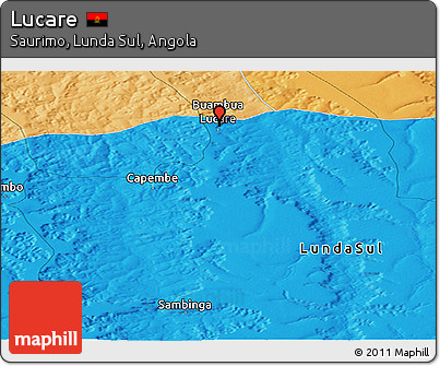Political Panoramic Map of Lucare