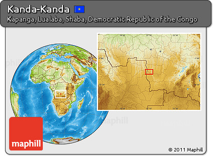 Physical Location Map of Kanda-Kanda