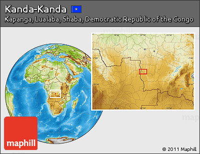 Physical Location Map of Kanda-Kanda