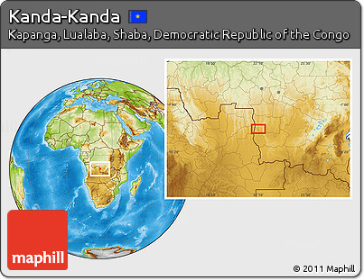Physical Location Map of Kanda-Kanda
