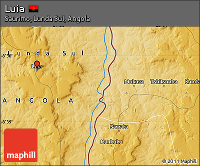 Physical Map of Luia