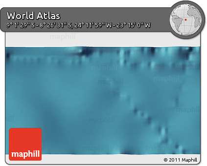 Satellite 3D Map of the Area around 8° 44' 0" S, 23° 43' 30" W