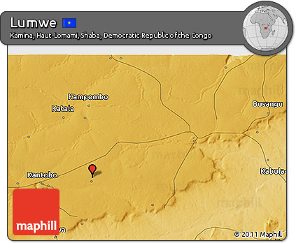 Physical 3D Map of Lumwe