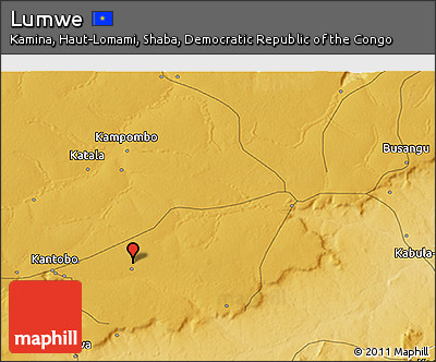 Physical 3D Map of Lumwe