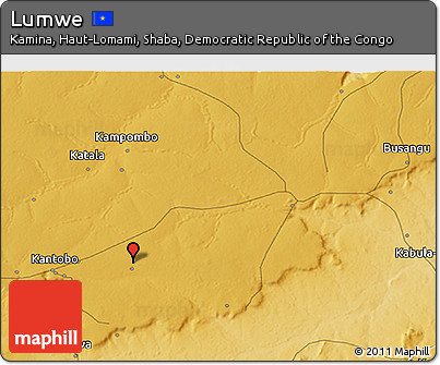 Physical 3D Map of Lumwe