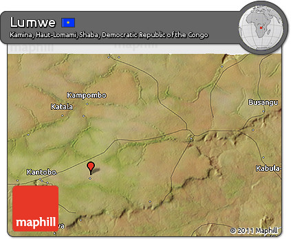 Satellite 3D Map of Lumwe