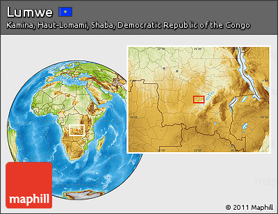 Physical Location Map of Lumwe