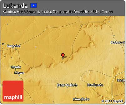 Physical Map of Lukanda