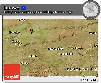 Satellite Panoramic Map of Lumwe