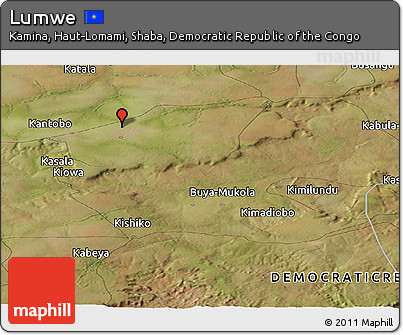Satellite Panoramic Map of Lumwe