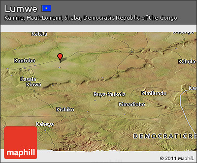 Satellite Panoramic Map of Lumwe