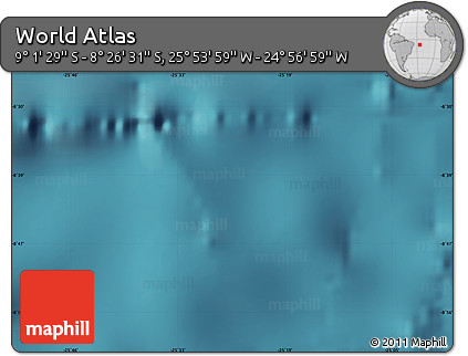 Satellite Map of the Area around 8° 44' 0" S, 25° 25' 29" W