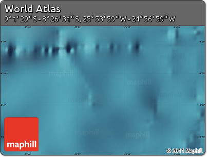 Satellite Map of the Area around 8° 44' 0" S, 25° 25' 29" W