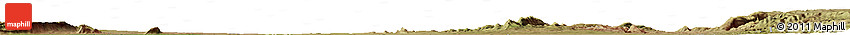 Satellite Horizon Map of the Area around 8° 44' 0" S, 26° 25' 29" E