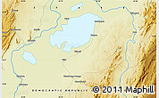 Physical Map of the area around 8° 44' 0" S, 26° 25' 29" E