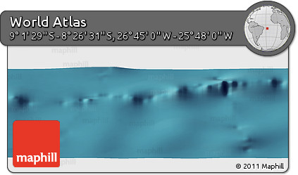 Satellite Panoramic Map of the Area around 8° 44' 0" S, 26° 16' 29" W