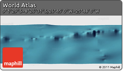Satellite Panoramic Map of the Area around 8° 44' 0" S, 26° 16' 29" W