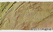 Satellite 3D Map of the area around 8° 44' 0" S, 27° 16' 29" E