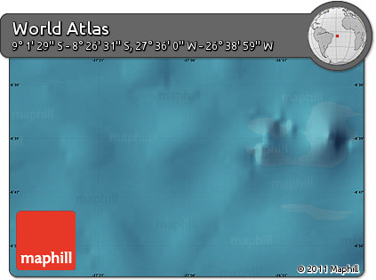Satellite Map of the Area around 8° 44' 0" S, 27° 7' 30" W