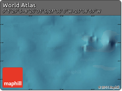 Satellite Map of the Area around 8° 44' 0" S, 27° 7' 30" W