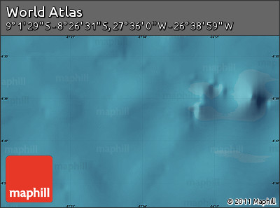 Satellite Map of the Area around 8° 44' 0" S, 27° 7' 30" W