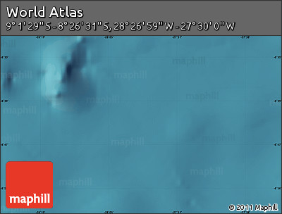 Satellite Map of the Area around 8° 44' 0" S, 27° 58' 30" W