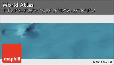 Satellite Panoramic Map of the Area around 8° 44' 0" S, 27° 58' 30" W