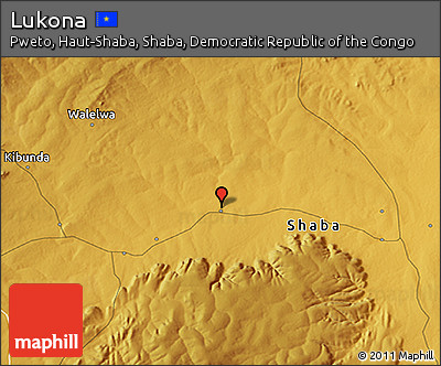 Physical 3D Map of Lukona