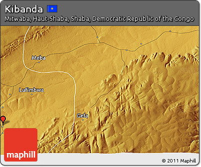 Physical 3D Map of Kibanda