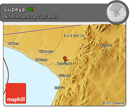 Physical 3D Map of Lupeya