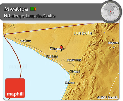 Physical 3D Map of Mwatipa