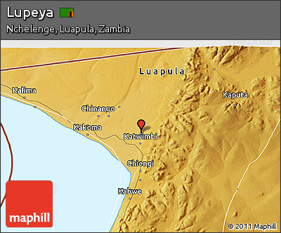 Physical 3D Map of Lupeya
