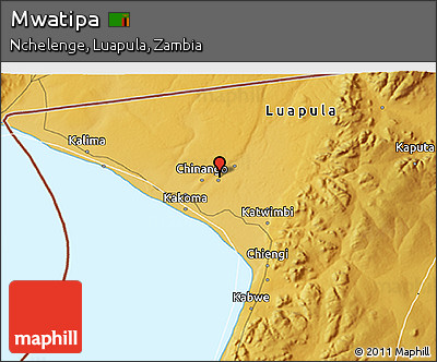Physical 3D Map of Mwatipa