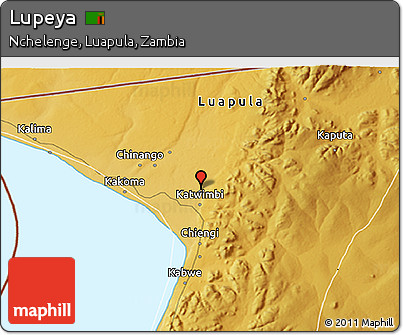 Physical 3D Map of Lupeya