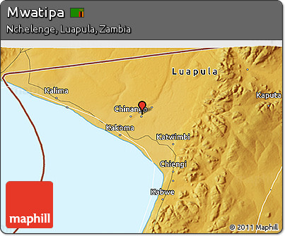Physical 3D Map of Mwatipa