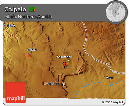 Physical 3D Map of Chipalo