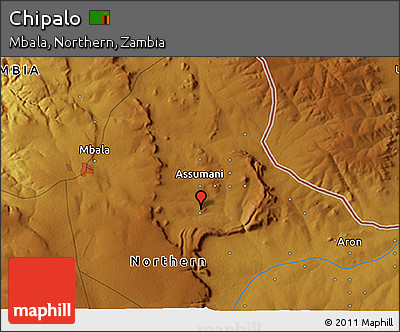 Physical 3D Map of Chipalo