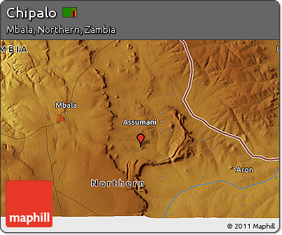 Physical 3D Map of Chipalo