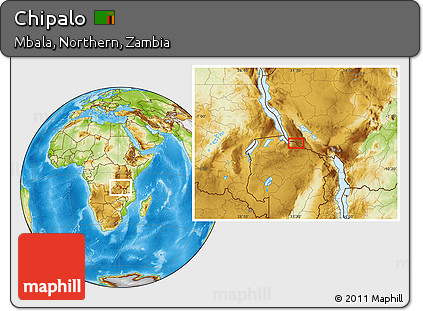 Physical Location Map of Chipalo