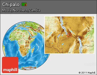 Physical Location Map of Chipalo