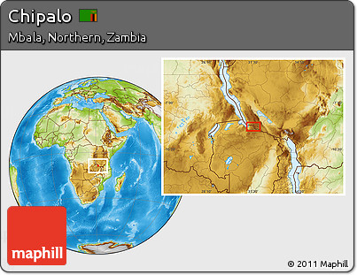 Physical Location Map of Chipalo