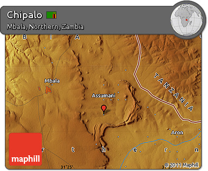 Physical Map of Chipalo