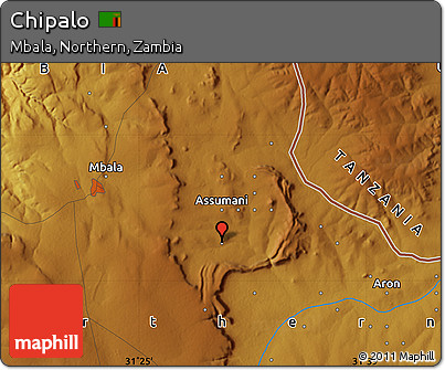 Physical Map of Chipalo