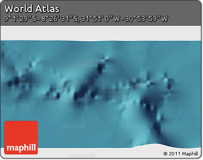 Satellite 3D Map of the Area around 8° 44' 0" S, 31° 22' 30" W