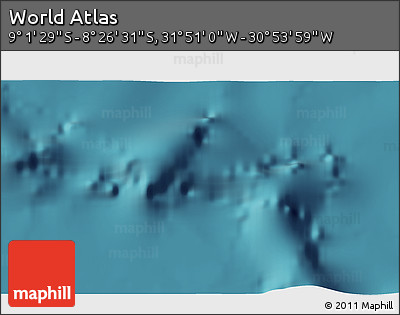 Satellite 3D Map of the Area around 8° 44' 0" S, 31° 22' 30" W
