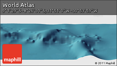 Satellite Panoramic Map of the Area around 8° 44' 0" S, 31° 22' 30" W