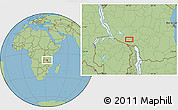 Savanna Style Location Map of the area around 8° 44' 0" S, 33° 13' 30" E